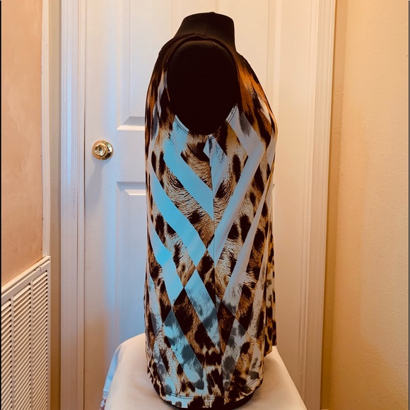 Ombré leopard print Sleeveless Size small - Picture 5 of 7